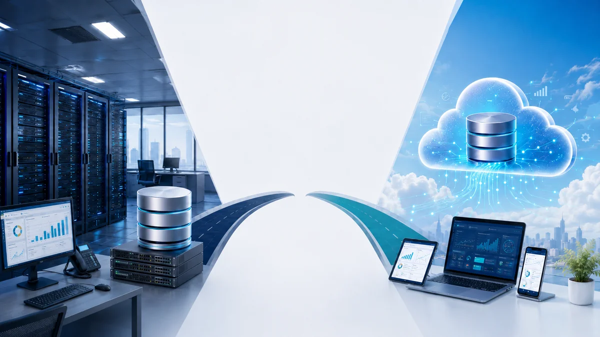SQL Server on-premise vs cloud deployment comparison for Dallas businesses